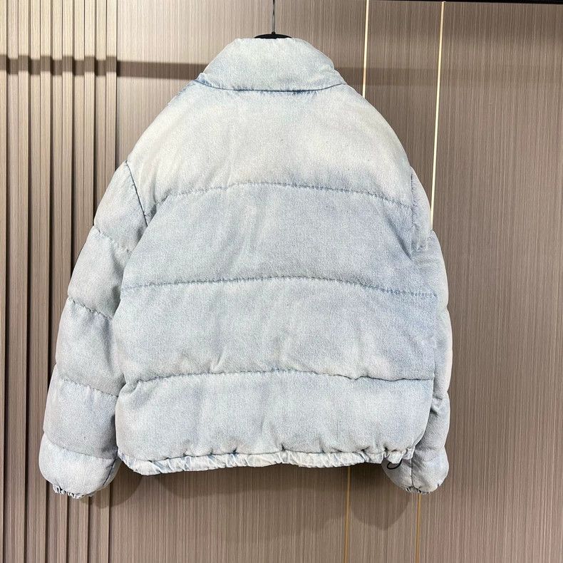 Alexander Wang Alexander Wang Denim Cotton Puffer Jacket-yf Size US S / EU 44-46 / 1 - 2 Thumbnail