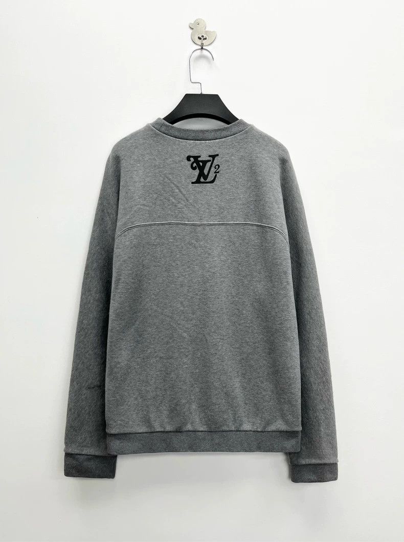 Louis Vuitton Louis Vuitton x Nigo Gray Logo Sweatshirt-yf Size US M / EU 48-50 / 2 - 2 Thumbnail