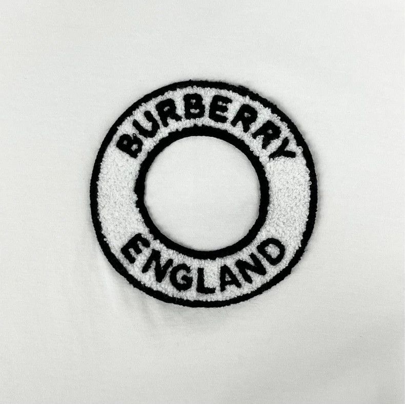 Burberry Burberry White Logo Short Sleeve T-Shirt-yf Size US M / EU 48-50 / 2 - 4 Thumbnail