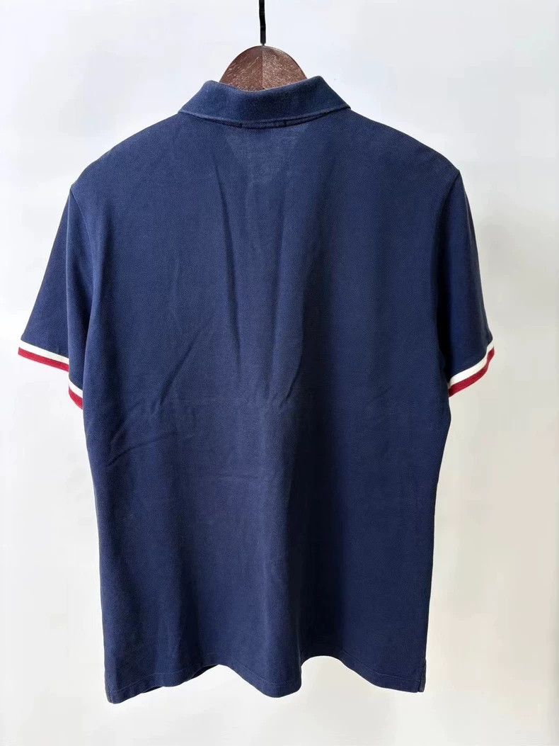 Burberry Burberry Embroidered Color-Block Polo Shirt-yf Size US M / EU 48-50 / 2 - 2 Thumbnail