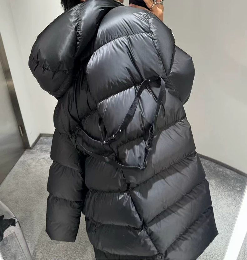 Moncler Genius Moncler x Rick Owens Black Long Down Jacket-yf Size US L / EU 52-54 / 3 - 7 Thumbnail