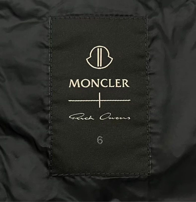 Moncler Genius Moncler x Rick Owens Black Long Down Jacket-yf Size US L / EU 52-54 / 3 - 6 Thumbnail