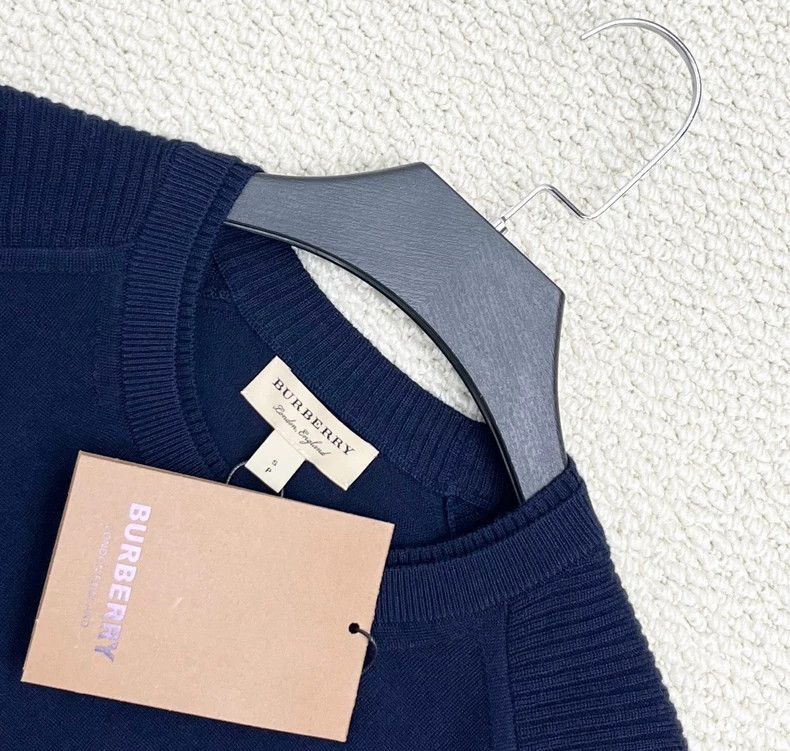 Burberry Burberry Dark Blue Side Panel Knit Sweater-yf Size US S / EU 44-46 / 1 - 2 Thumbnail