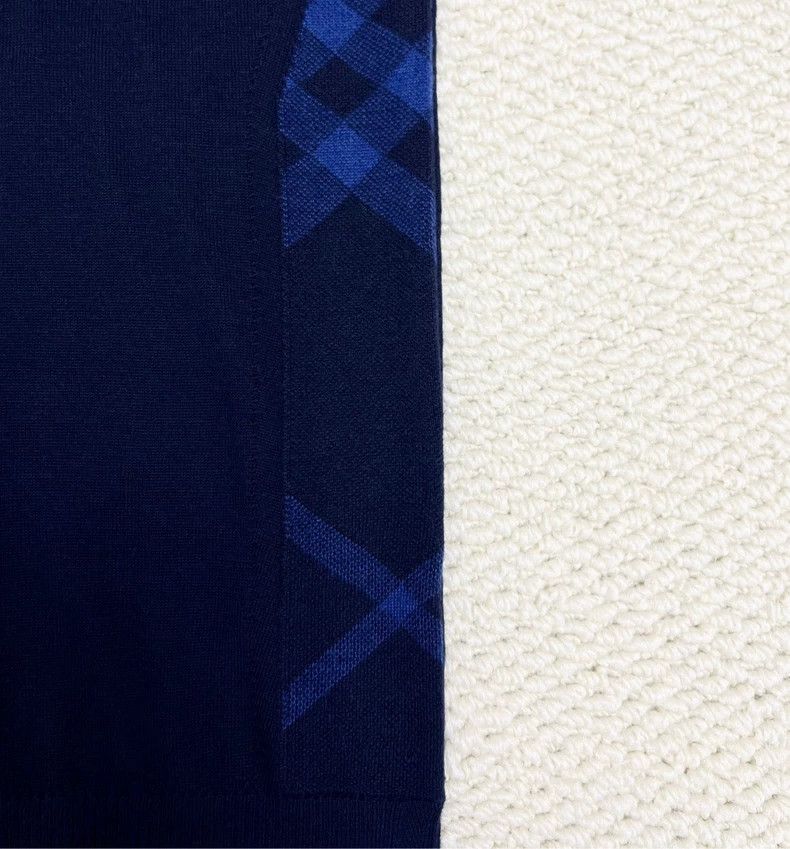 Burberry Burberry Dark Blue Side Panel Knit Sweater-yf Size US S / EU 44-46 / 1 - 4 Thumbnail