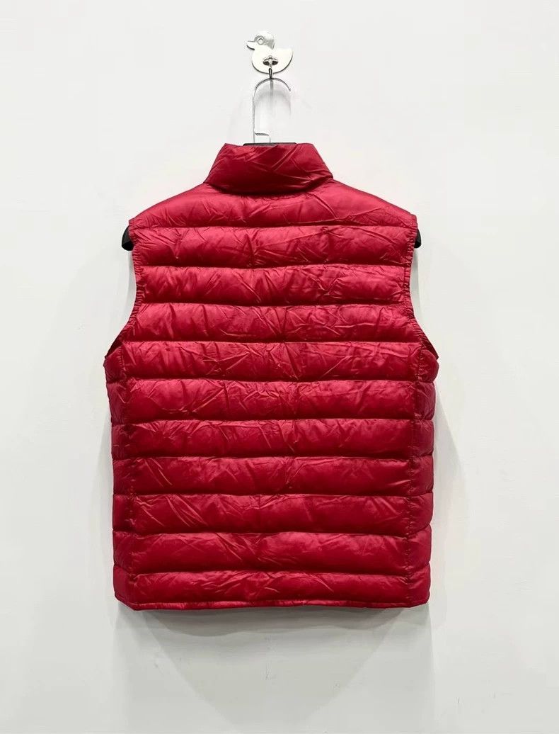 Moncler Moncler Red Logo Padded Vest Size 1-yf Size US M / EU 48-50 / 2 - 2 Thumbnail