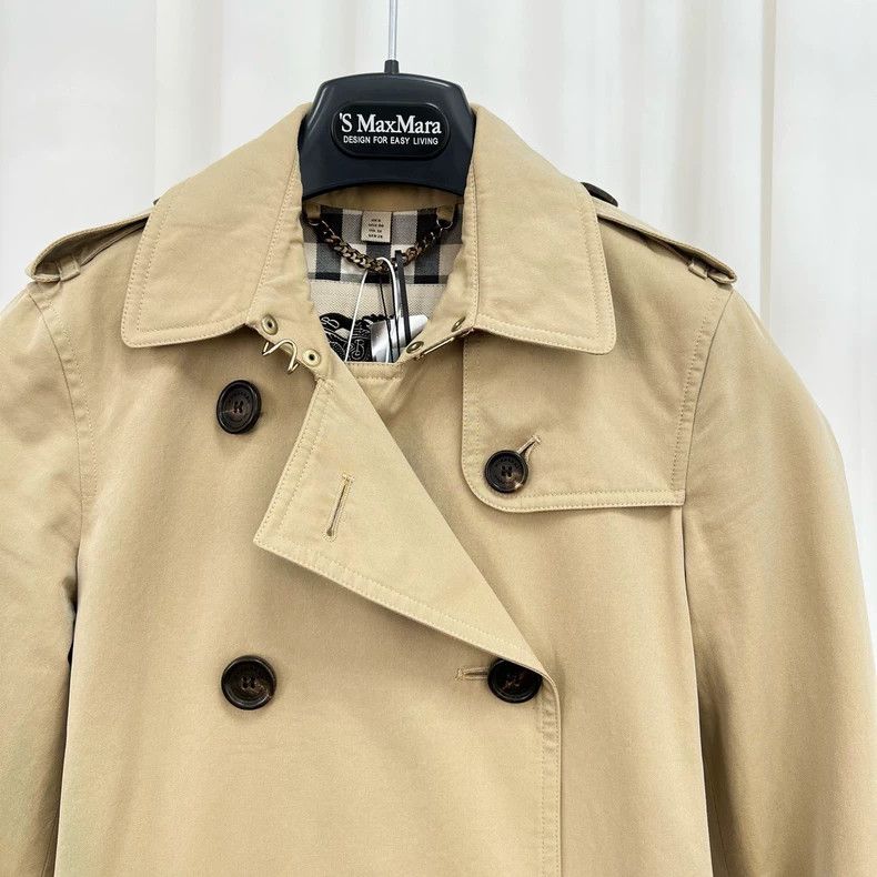 Burberry Burberry Kensington Trench Coat with Check Lining-yf Size US XXS / EU 40 - 3 Thumbnail