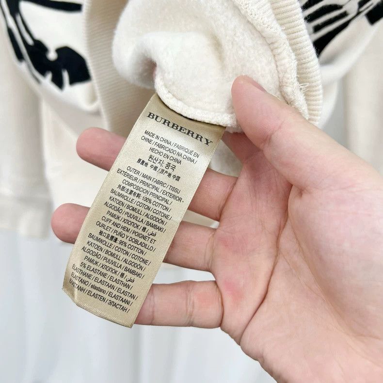Burberry Burberry Embroidered Large Logo Hoodie-yf Size US S / EU 44-46 / 1 - 6 Thumbnail