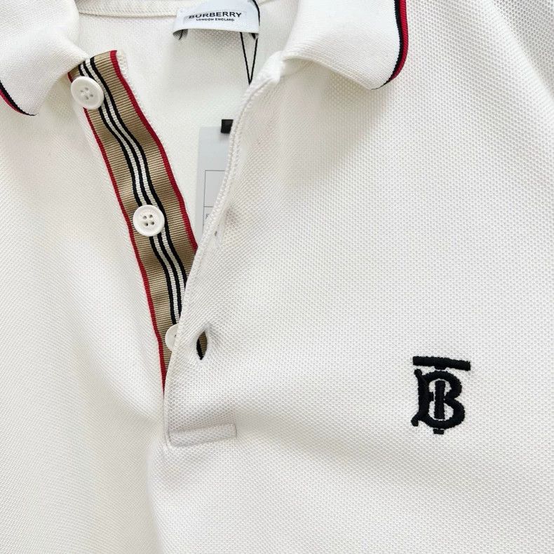 Burberry Burberry Embroidered Logo Short Sleeve Polo-yf Size US L / EU 52-54 / 3 - 5 Thumbnail