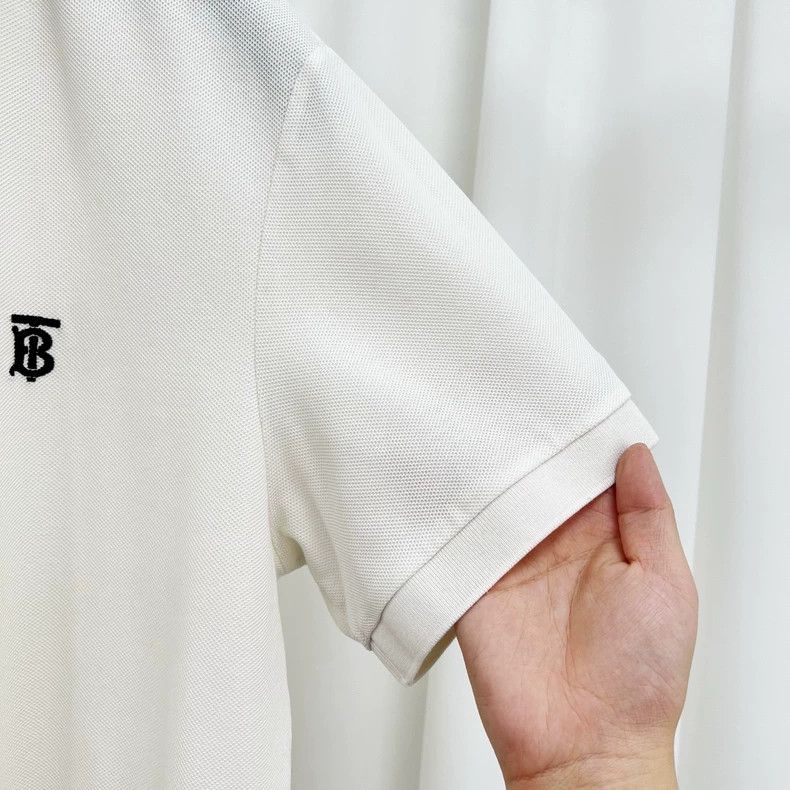 Burberry Burberry Embroidered Logo Short Sleeve Polo-yf Size US L / EU 52-54 / 3 - 4 Thumbnail