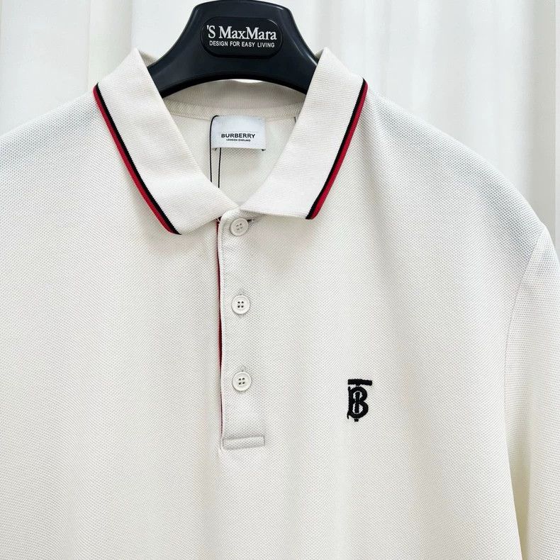 Burberry Burberry Embroidered Logo Short Sleeve Polo-yf Size US L / EU 52-54 / 3 - 3 Thumbnail