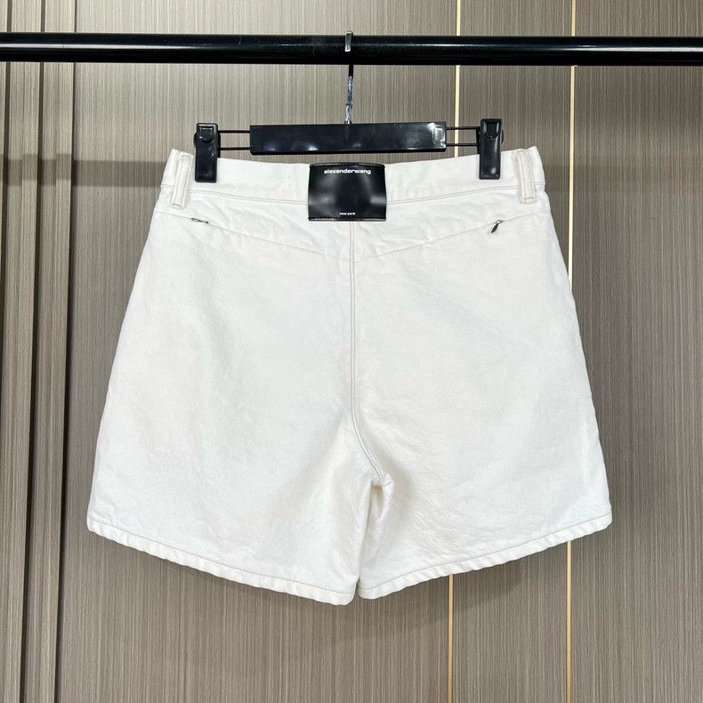Alexander Wang Alexander Wang White Denim Shorts-yf Size US 26 / EU 42 - 2 Thumbnail