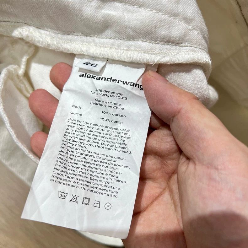 Alexander Wang Alexander Wang White Denim Shorts-yf Size US 26 / EU 42 - 5 Thumbnail
