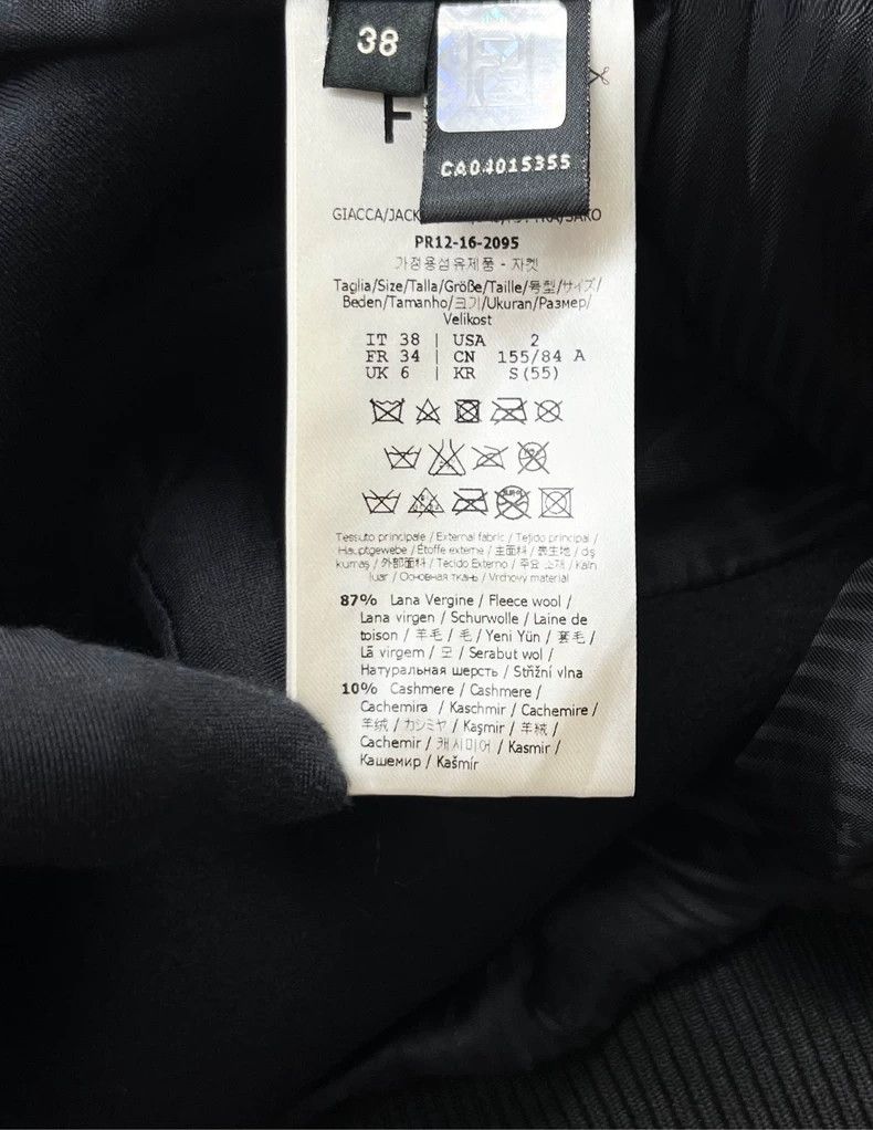 Fendi Fendi Black Wool Baseball Jacket with Logo-yf Size US M / EU 48-50 / 2 - 4 Thumbnail