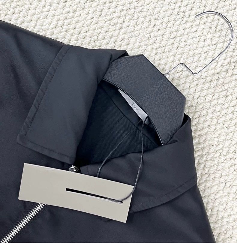 Dior Dior Black Nylon Jacket with Logo-yf Size US M / EU 48-50 / 2 - 3 Thumbnail