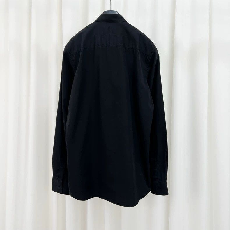 Givenchy Givenchy Black Long Sleeve Shirt with Dog Design-yf Size US M / EU 48-50 / 2 - 2 Thumbnail