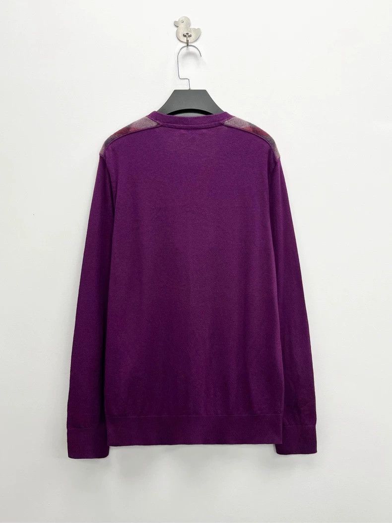 Burberry Burberry Purple Cashmere Knit Sweater-yf Size US L / EU 52-54 / 3 - 2 Thumbnail