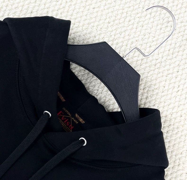 Evisu Evisu Black Graphic Hoodie with Logo-yf Size US M / EU 48-50 / 2 - 2 Thumbnail