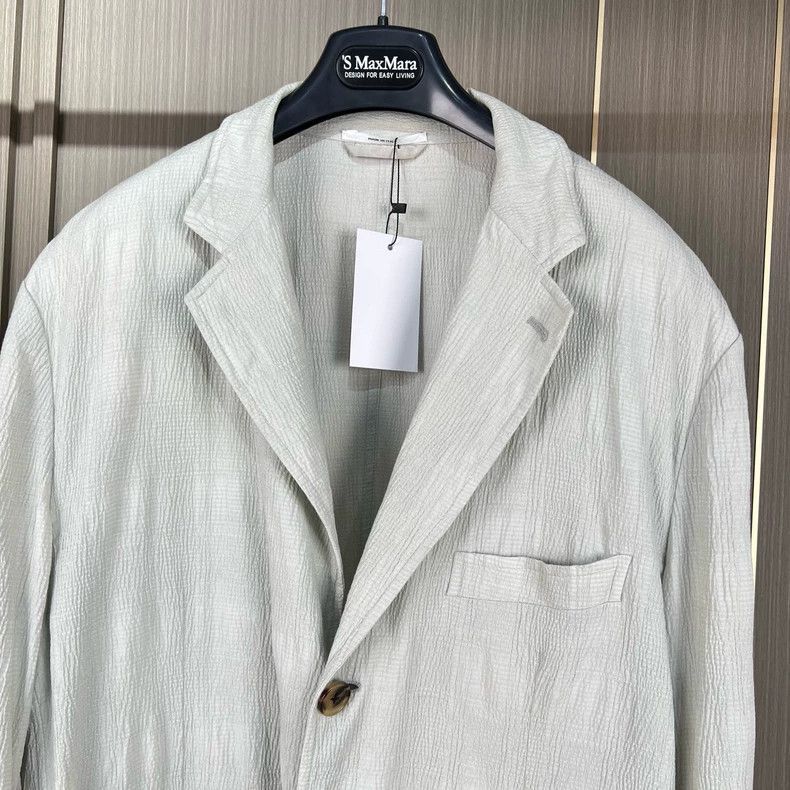 Hermes Hermes Light Gray Linen Jacket-yf Size US XXL / EU 58 / 5 - 3 Thumbnail
