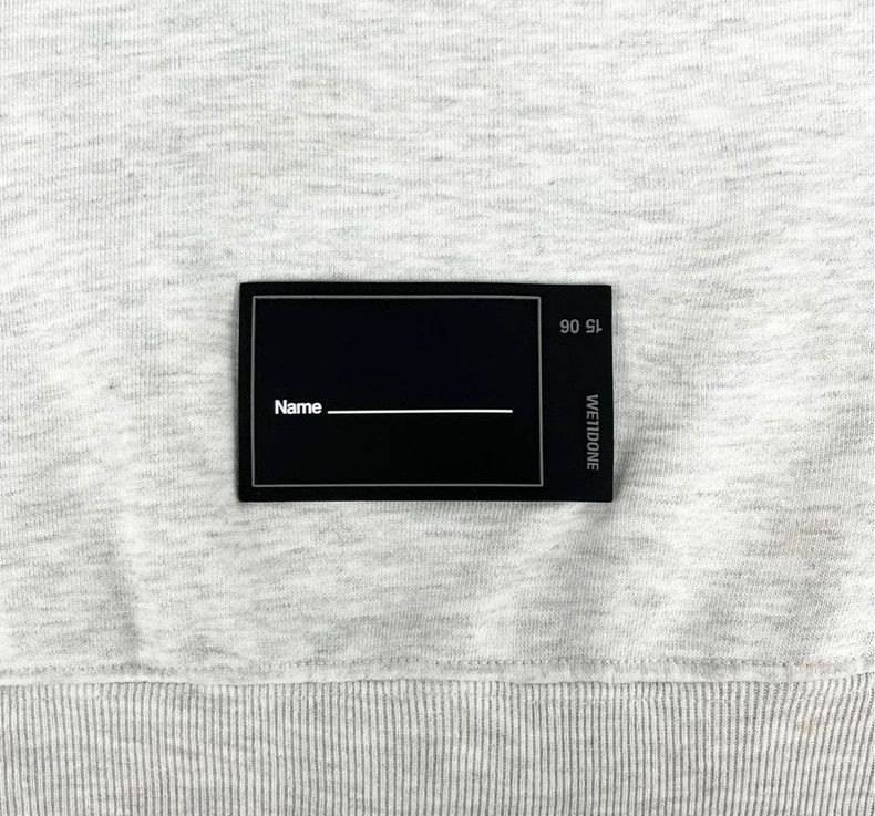WE11DONE We11done Gray Logo Hoodie with Gradient Design-yf Size US M / EU 48-50 / 2 - 5 Thumbnail