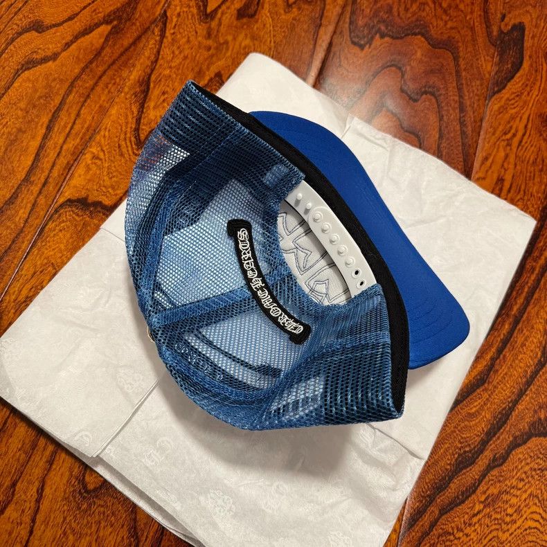 Chrome Hearts Chrome Hearts Blue Trucker Hat Size ONE SIZE - 3 Thumbnail