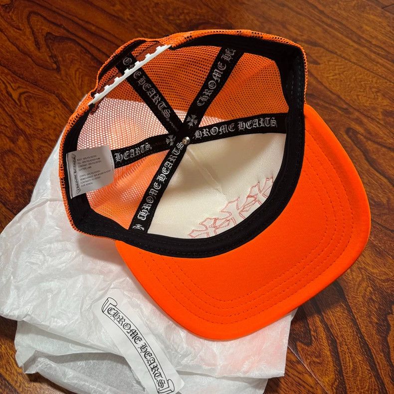 Chrome Hearts Chrome Hearts Orange Baseball Cap Size ONE SIZE - 4 Thumbnail