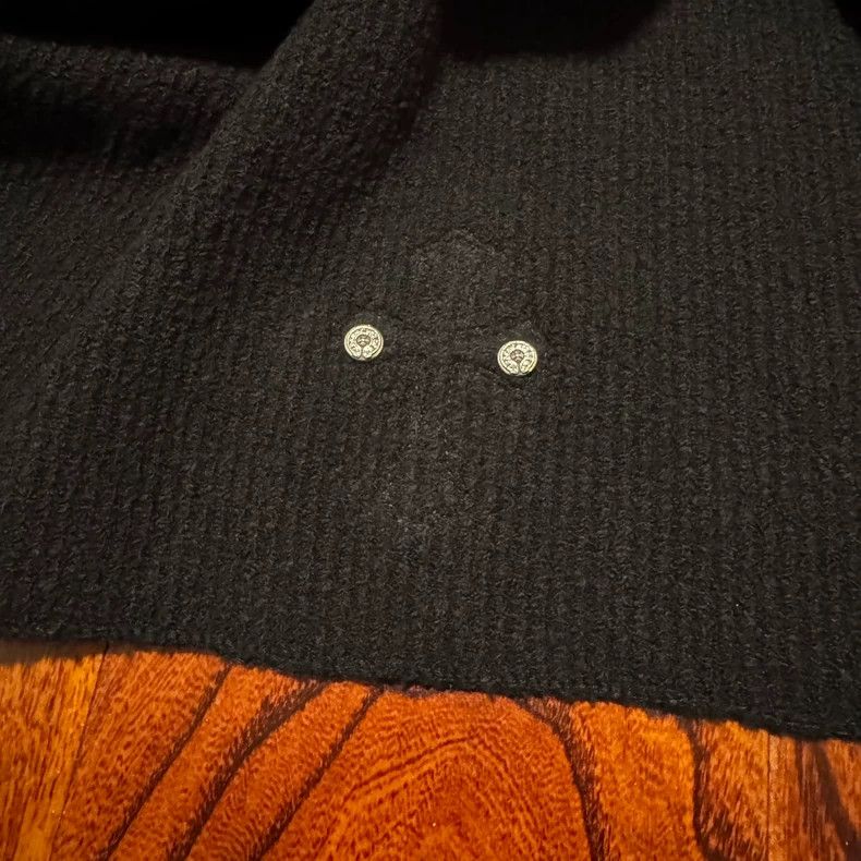 Chrome Hearts Chrome Hearts Black Knit Sweater with Cross Size US M / EU 48-50 / 2 - 6 Thumbnail