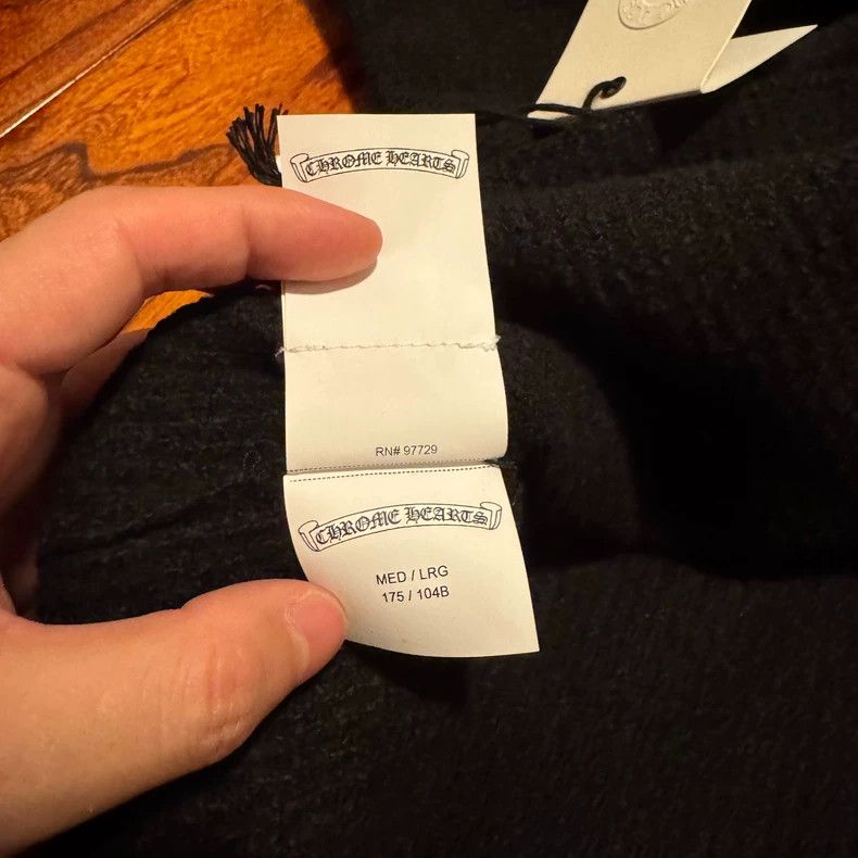 Chrome Hearts Chrome Hearts Black Knit Sweater with Cross Size US M / EU 48-50 / 2 - 9 Thumbnail