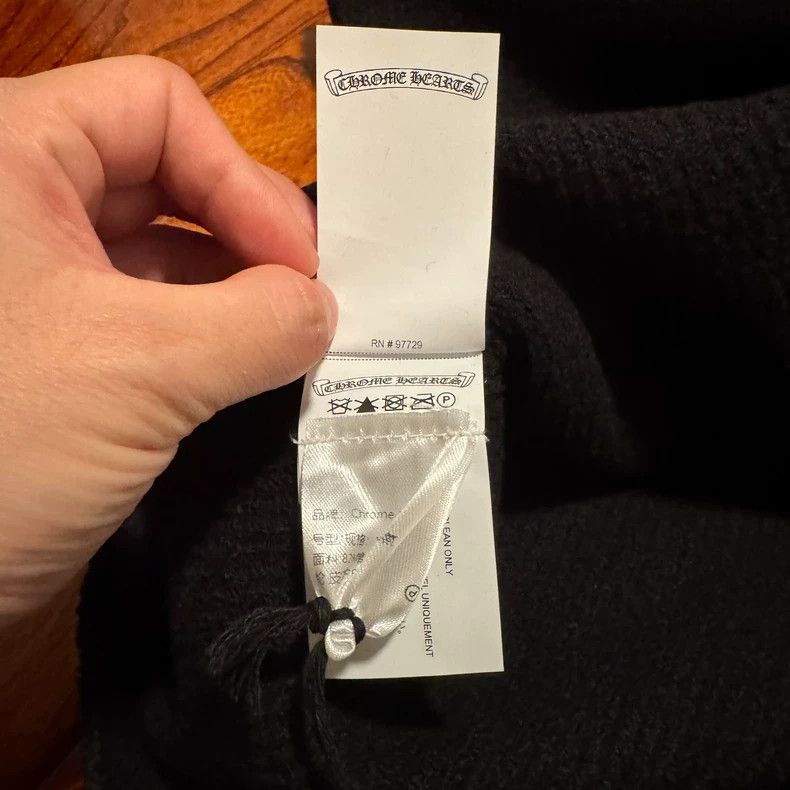 Chrome Hearts Chrome Hearts Black Knit Sweater with Cross Size US M / EU 48-50 / 2 - 8 Thumbnail
