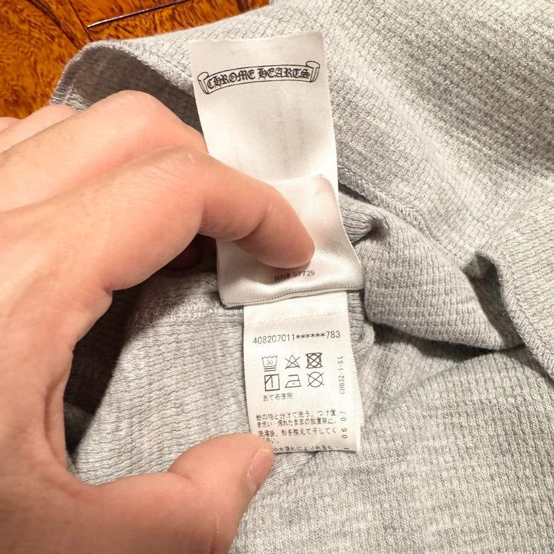 Chrome Hearts Chrome Hearts Long Sleeve Tee in Gray Size US M / EU 48-50 / 2 - 6 Thumbnail