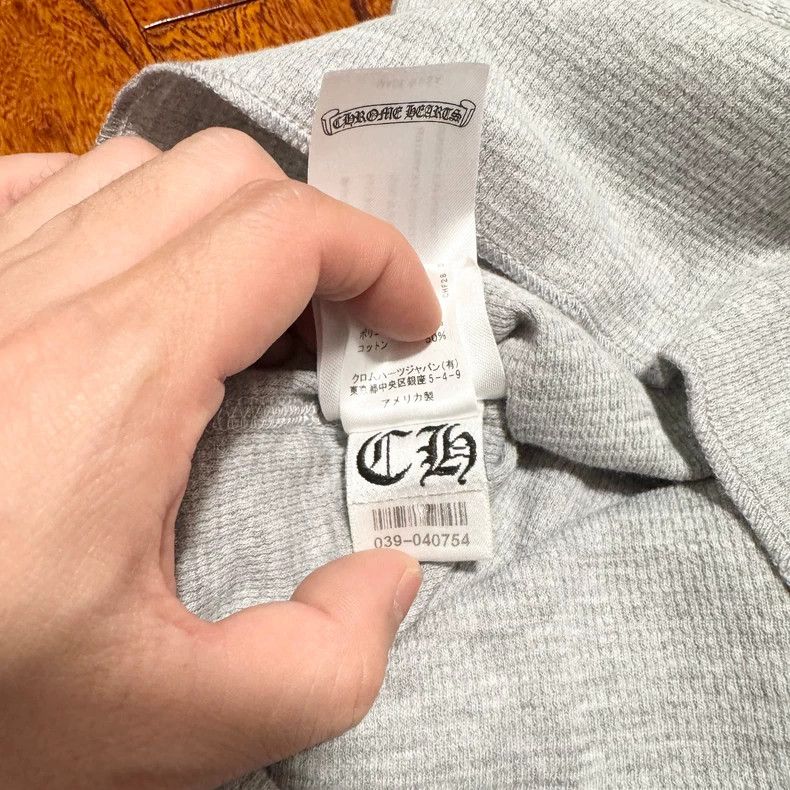 Chrome Hearts Chrome Hearts Long Sleeve Tee in Gray Size US M / EU 48-50 / 2 - 7 Thumbnail