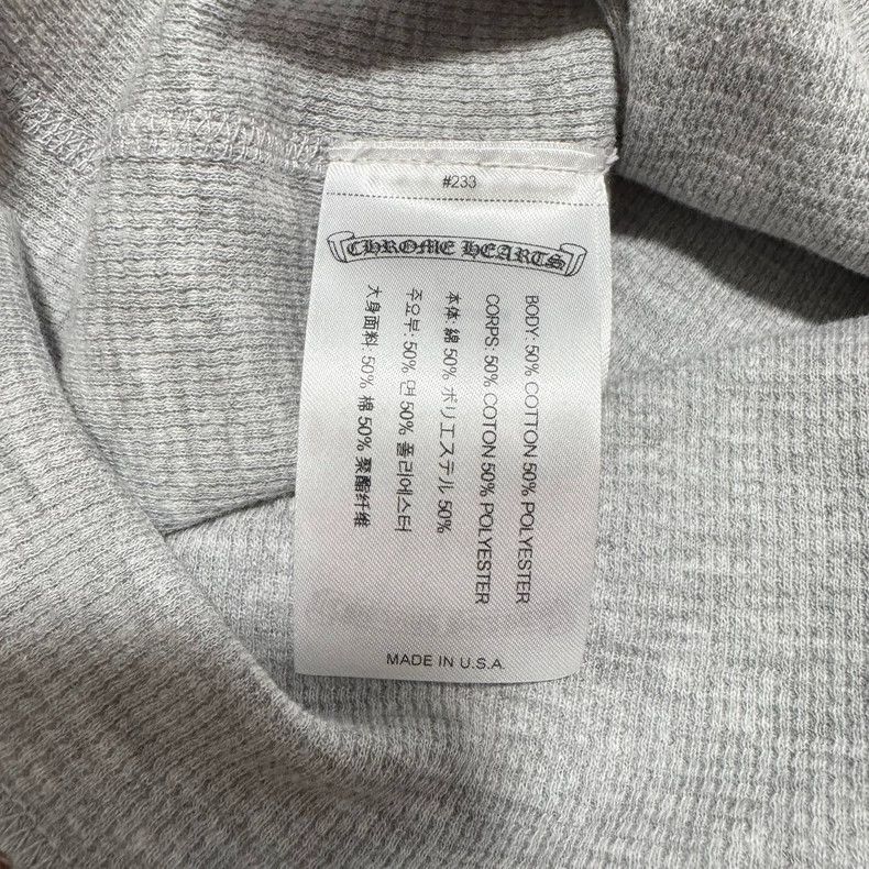 Chrome Hearts Chrome Hearts Long Sleeve Tee in Gray Size US M / EU 48-50 / 2 - 4 Thumbnail