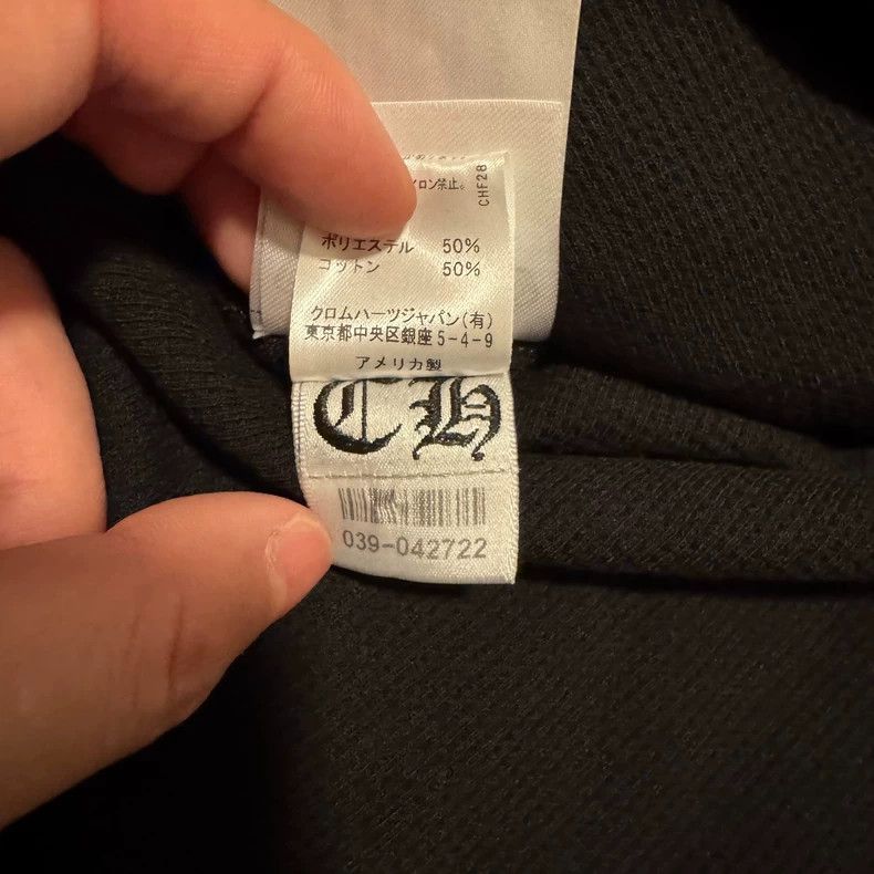 Chrome Hearts Chrome Hearts Long Sleeve Black Tee Shirt Size US M / EU 48-50 / 2 - 6 Thumbnail