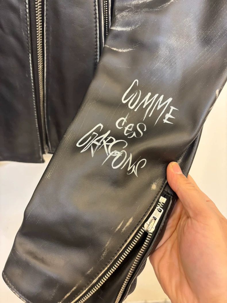 Comme des Garcons Comme des Garçons Leather Jacket Collaboration Size US L / EU 52-54 / 3 - 8 Thumbnail