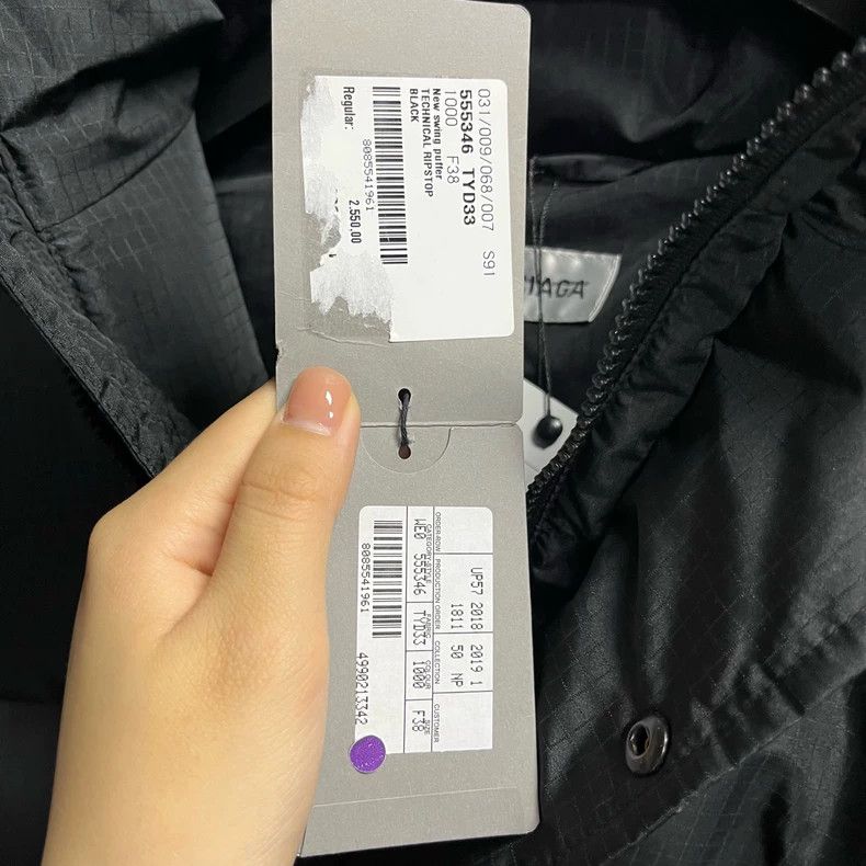 Balenciaga Balenciaga Black Logo Puffer Jacket Size US M / EU 48-50 / 2 - 6 Thumbnail