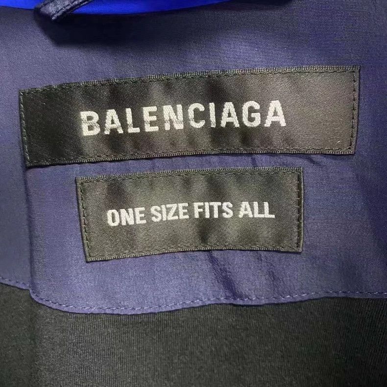 Balenciaga Balenciaga Blue Logo School Jacket Size US M / EU 48-50 / 2 - 3 Thumbnail