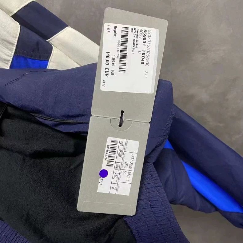 Balenciaga Balenciaga Blue Logo School Jacket Size US M / EU 48-50 / 2 - 7 Thumbnail
