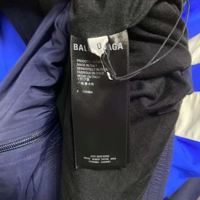 Balenciaga Balenciaga Blue Logo School Jacket Size US M / EU 48-50 / 2 - 4 Thumbnail