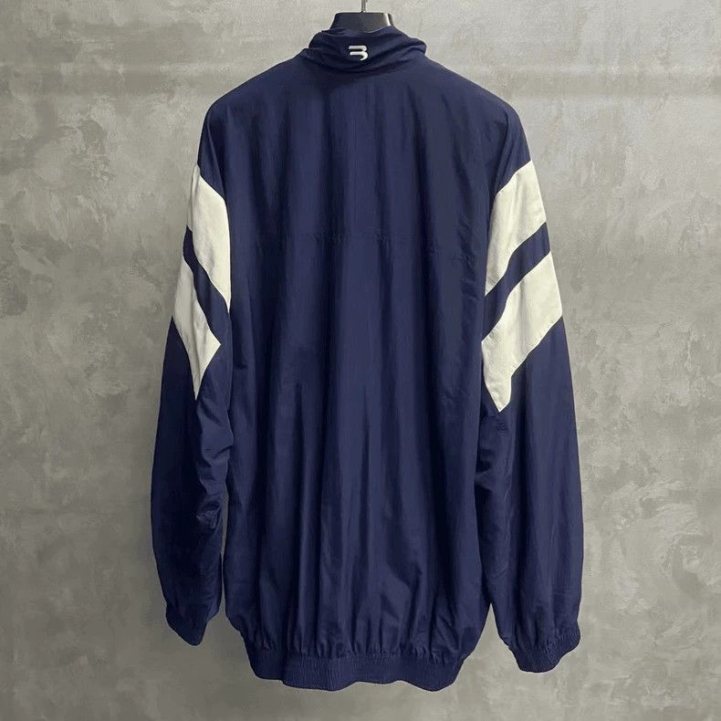 Balenciaga Balenciaga Logo Embroidered Varsity Jacket Size US M / EU 48-50 / 2 - 2 Thumbnail