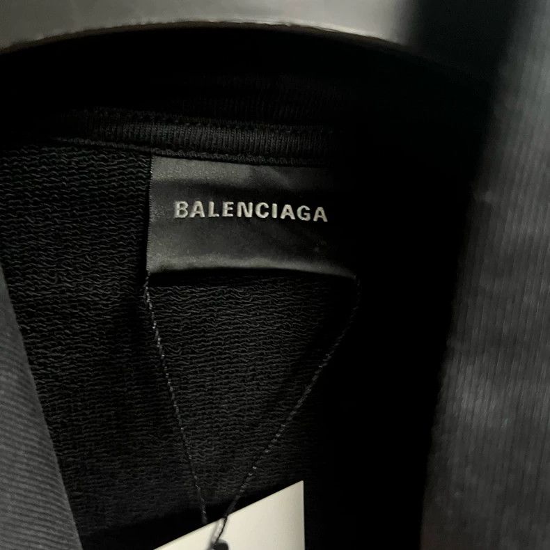 Balenciaga Black Logo Print Hoodie from Balenciaga Size US S / EU 44-46 / 1 - 2 Thumbnail
