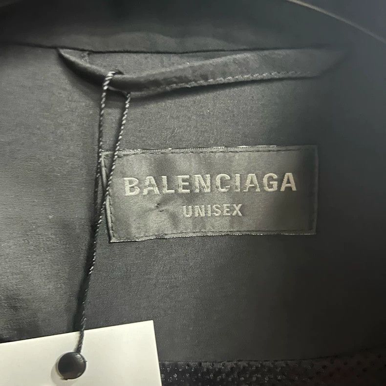 Balenciaga Balenciaga Black Loose Zip Jacket Size US L / EU 52-54 / 3 - 3 Thumbnail