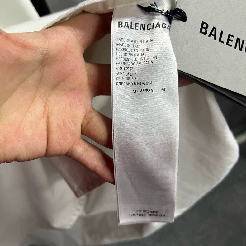 Balenciaga Balenciaga Colorful Logo Print Long Sleeve Shirt Size US M / EU 48-50 / 2 - 4 Thumbnail