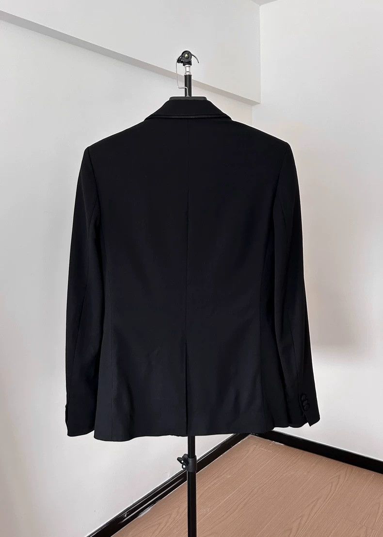 Maison Margiela Black Silk Blazer by Maison Margiela Size US M / EU 48-50 / 2 - 2 Thumbnail