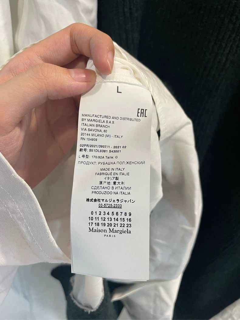 Maison Margiela Maison Margiela Oversized Layered Shirt Size US L / EU 52-54 / 3 - 7 Thumbnail