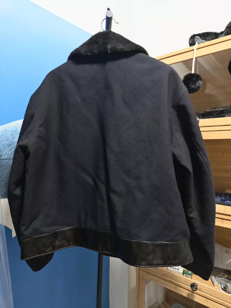Yohji Yamamoto Yohji Yamamoto Short Jacket with Fur Collar-dmc Size US M / EU 48-50 / 2 - 2 Thumbnail