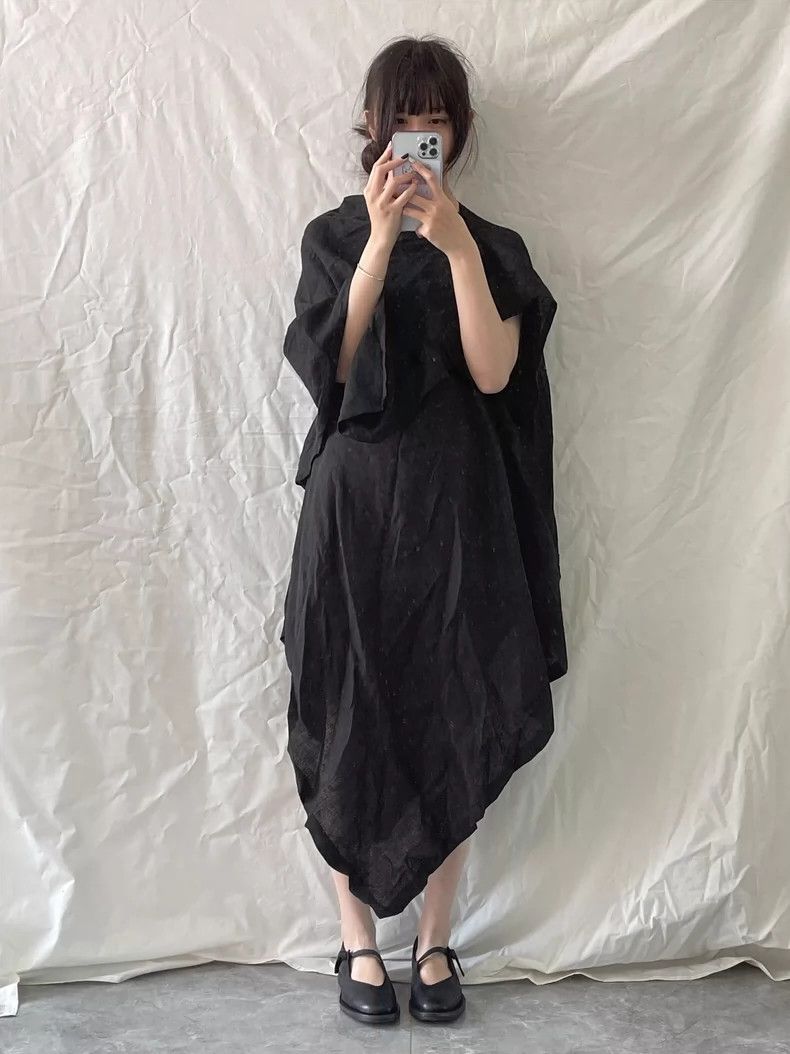 Yohji Yamamoto Yohji Yamamoto Cotton Linen Dress-dmc Size M / US 6-8 / IT 42-44 - 2 Thumbnail