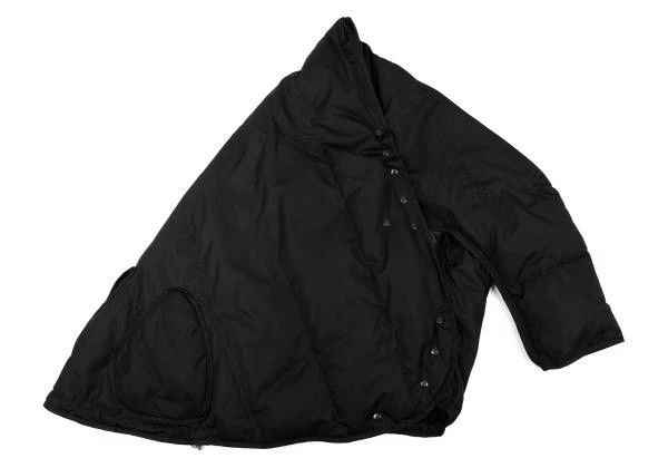 Yohji Yamamoto Unorthodox Shape Black Down Jacket-dmc Size US M / EU 48-50 / 2 - 2 Thumbnail