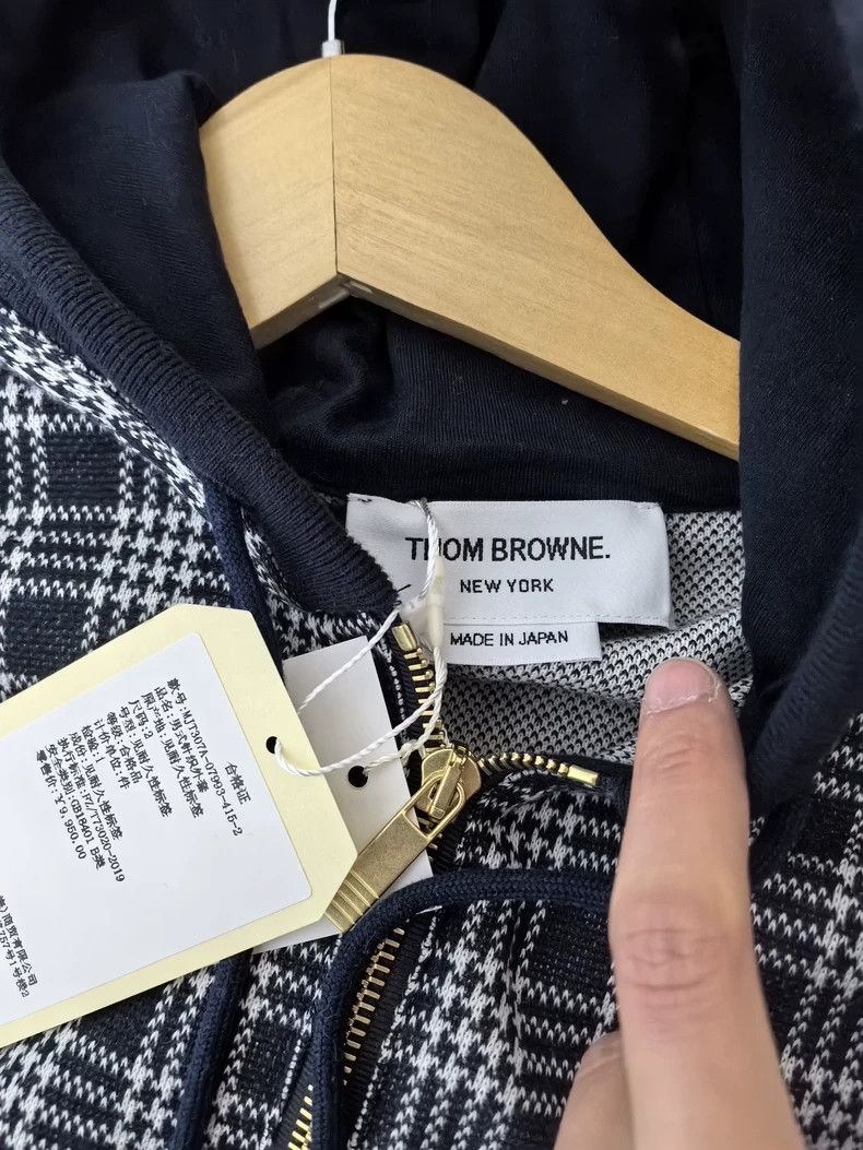 Thom Browne Thom Browne Houndstooth Sweatshirt for Men-dmc Size US M / EU 48-50 / 2 - 3 Thumbnail
