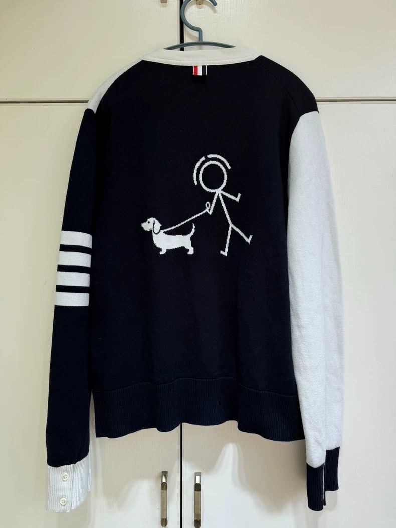 Thom Browne Rare Thom Browne Black White Cardigan-dmc Size US M / EU 48-50 / 2 - 2 Thumbnail