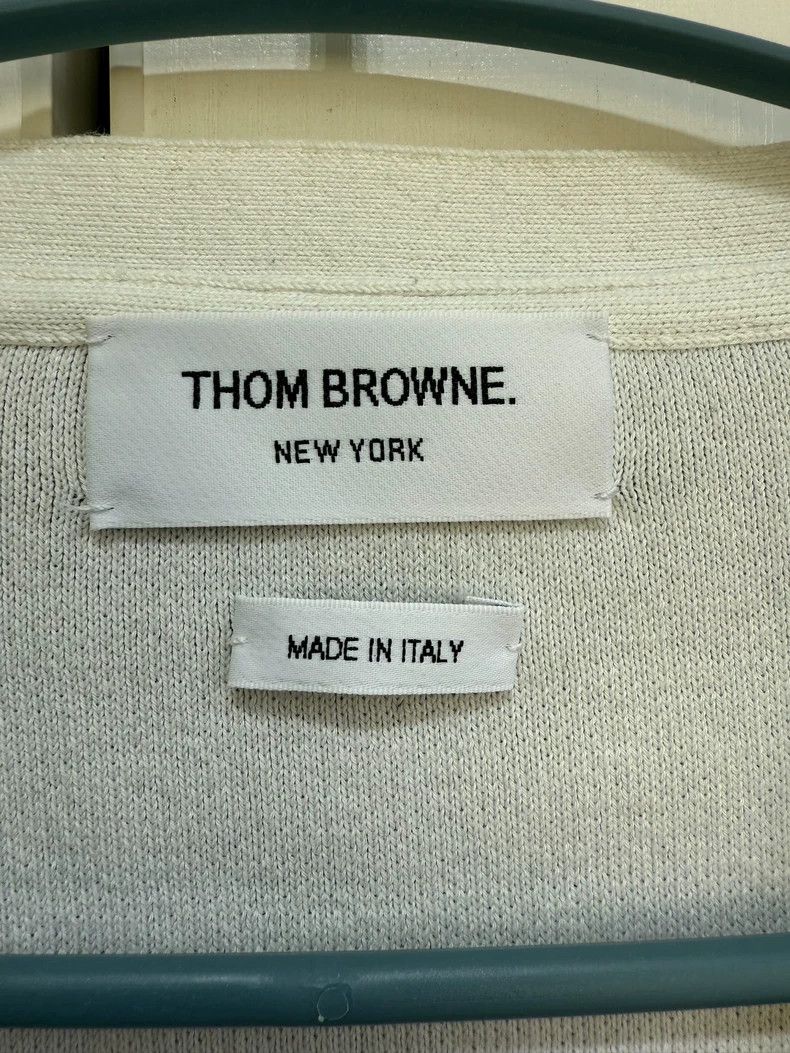 Thom Browne Rare Thom Browne Black White Cardigan-dmc Size US M / EU 48-50 / 2 - 6 Thumbnail