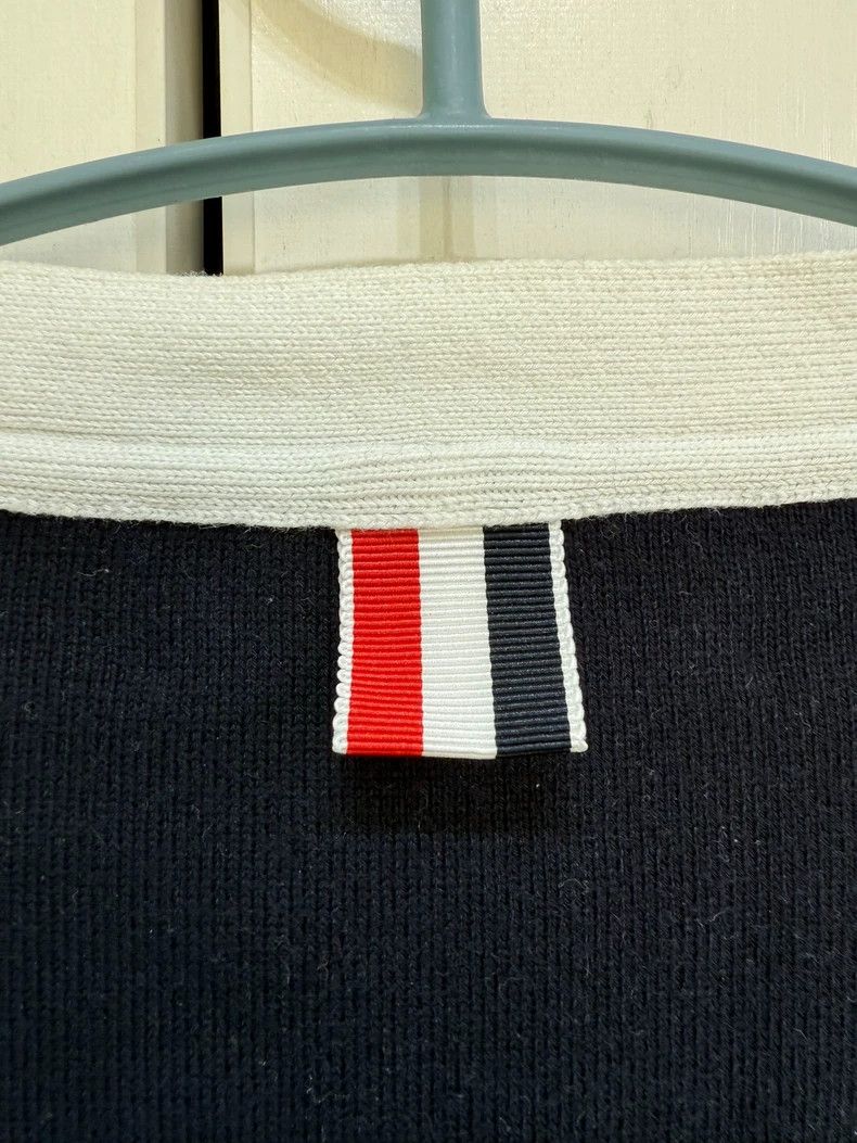 Thom Browne Rare Thom Browne Black White Cardigan-dmc Size US M / EU 48-50 / 2 - 4 Thumbnail